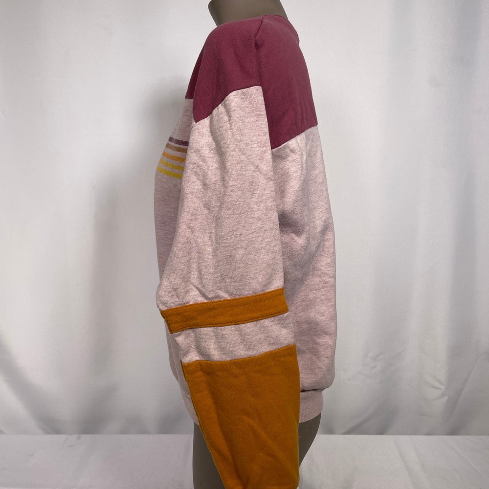 Atari Retro Color Block Red Pink Sweatshirt Women's MEDIUM - Picture 5 of 9
